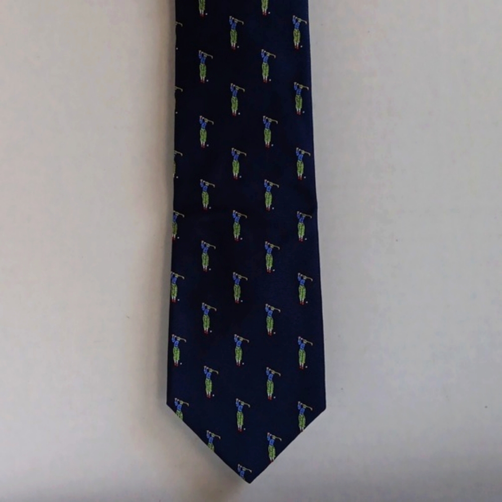 NAVY GOLF TIE EMBLEM ⛳️